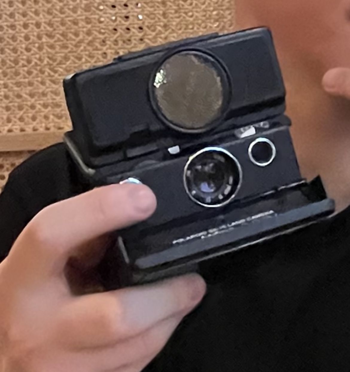 Customer photo review of Polaroid SX-70 Sonar Autofocus Black Folding Instant Film Camera