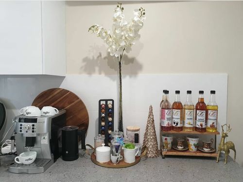 Customer photo review of Butterscotch Coffee Syrup