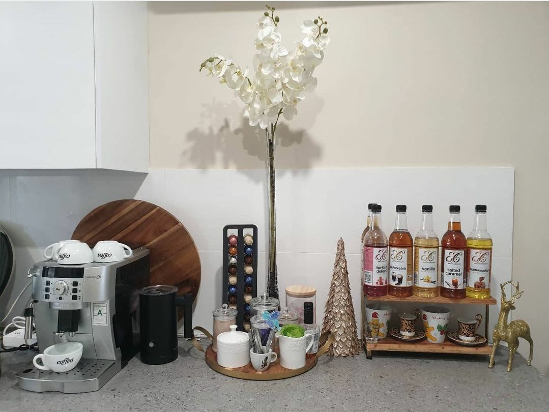 Customer photo review of Butterscotch Coffee Syrup