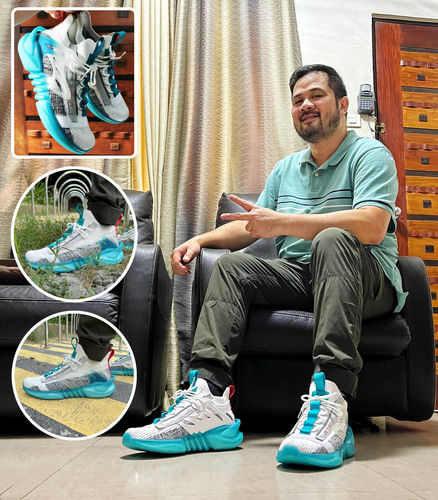 Customer photo review of Cosmos Sneakers