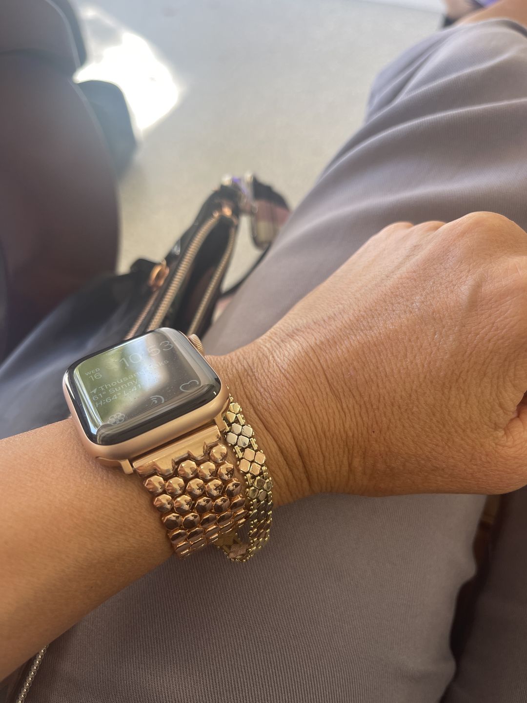 Customer photo review of Poseidon Stainless Band (4 Colours)