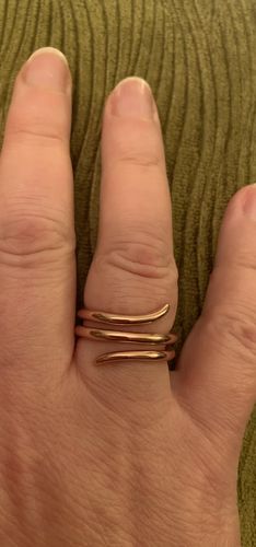 Customer photo review of Molto Spiral Wrap Ring