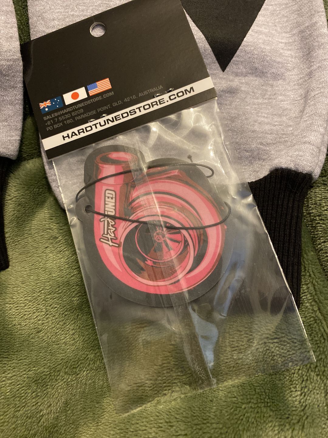 Customer photo review of Pink Turbo Air Freshener - Strawberry