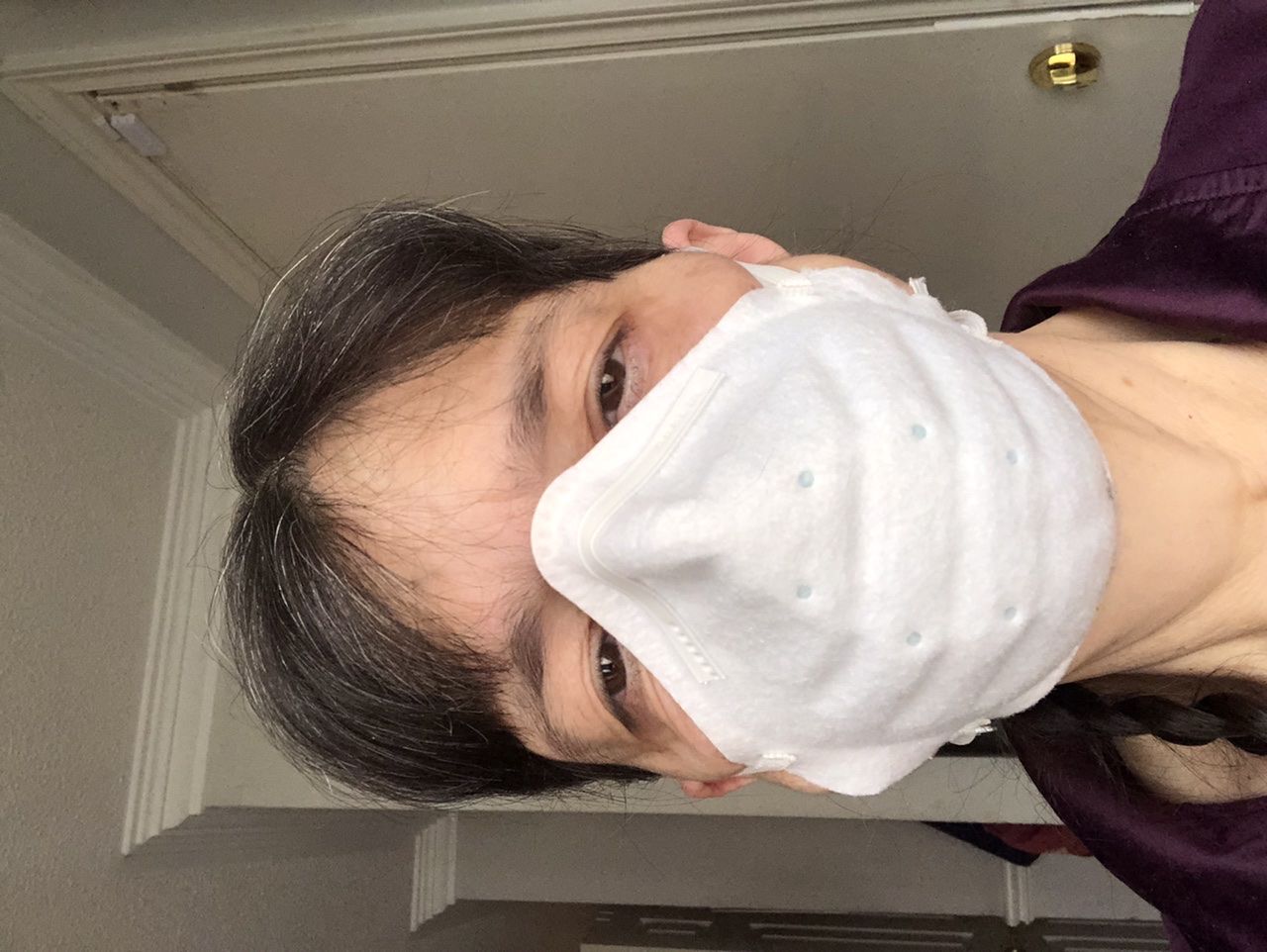 Customer photo review of N95 NIOSH Certified Respirator Mask by Honeywell Made in USA (DC301)
