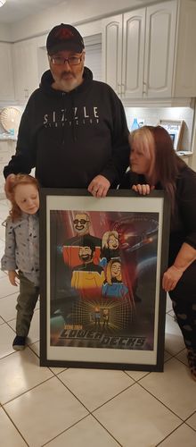 Customer photo review of Custom Anime Style Portraits of Your Choice