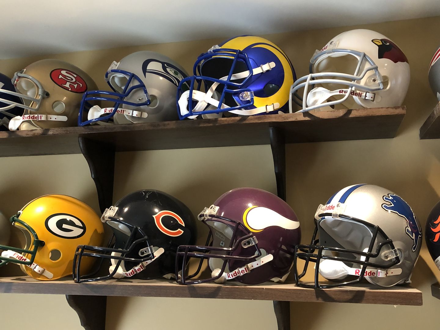 Customer photo review of LA Rams Riddell Speed Full Size Replica Football Helmet