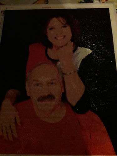 Customer photo review of Eigen Foto Diamond Painting