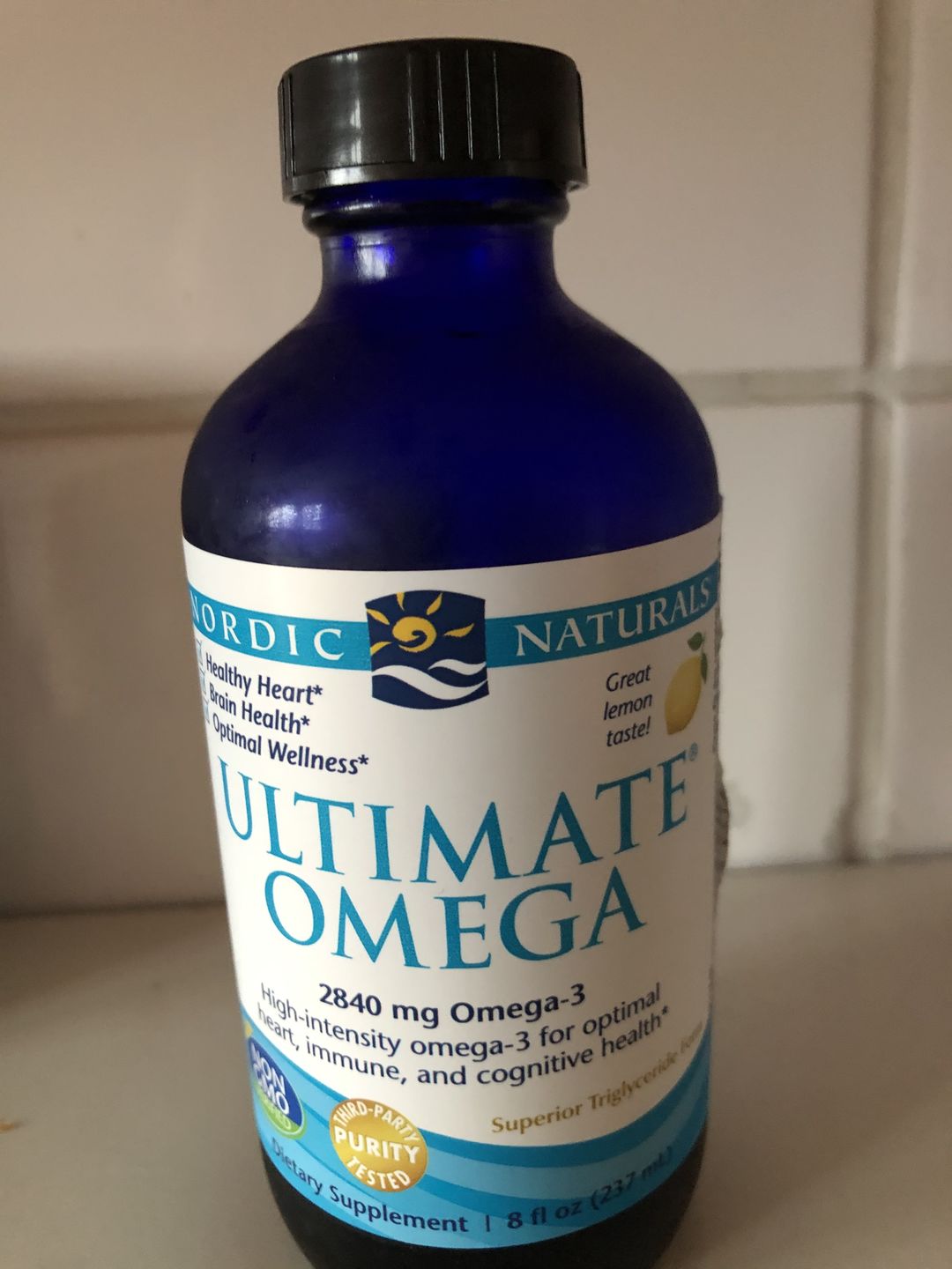 Customer photo review of Ultimate Omega-3 2.840 mg-237 ml