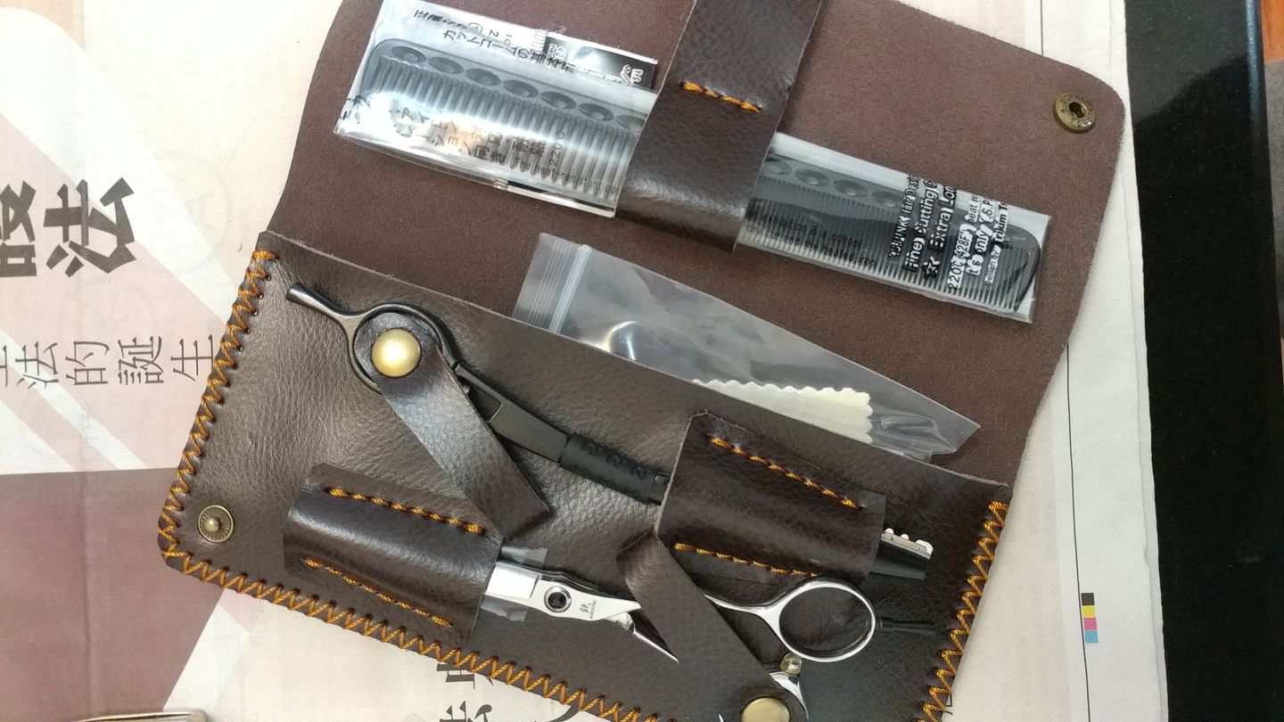 Customer photo review of Juntetsu Classic Hair Cutting Scissors