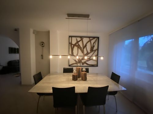 Customer photo review of MAZE Raumteiler Teakholz 140cm x 140cm