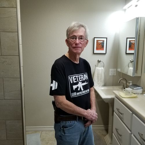 Customer photo review of Veteran Mens Apparel