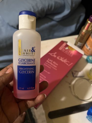 Customer photo review of Fair and White Original Lightening Glycerin Body Lotion 125 ml / 4.22 fl oz