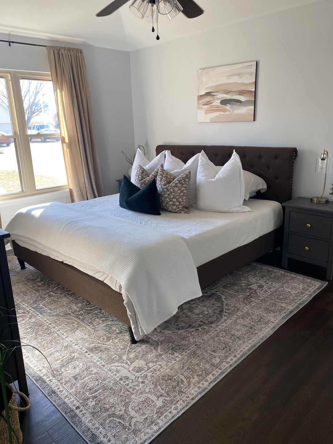 Customer photo review of Distressed Vintage Kendra Ash Area Rug