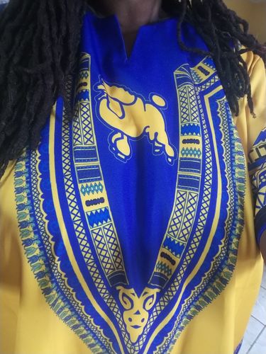 Customer photo review of New-SGRHO Short Sleeve Dashiki