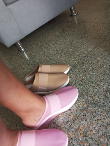 Customer photo review of Air Cushion Slip-On Walking Orthopedic Diabetic Walking Loafers