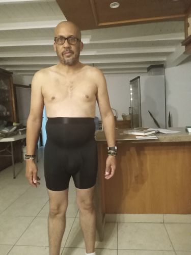 Customer photo review of Men's Girdle Compression Shorts