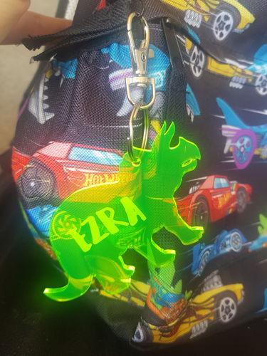 Customer photo review of Neon Key Ring