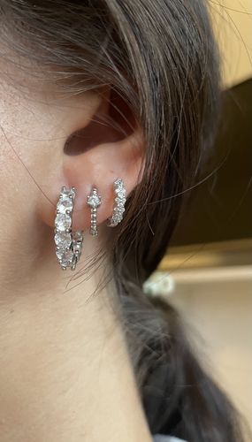 Customer photo review of Cecilia Ohrringe