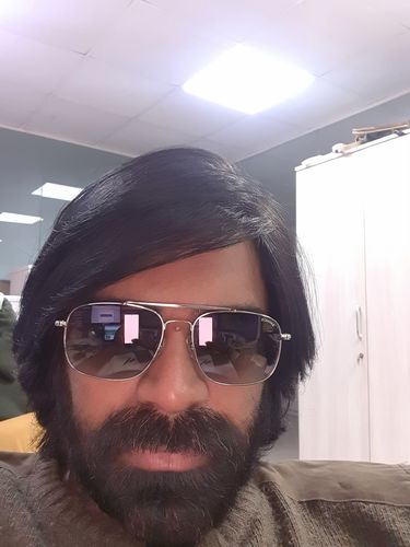 Customer photo review of Bavincis Linford Silver And Grey Gradient Edition Sunglasses