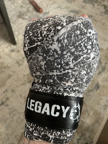 Customer photo review of PREMIUM LEGACY HAND WRAPS