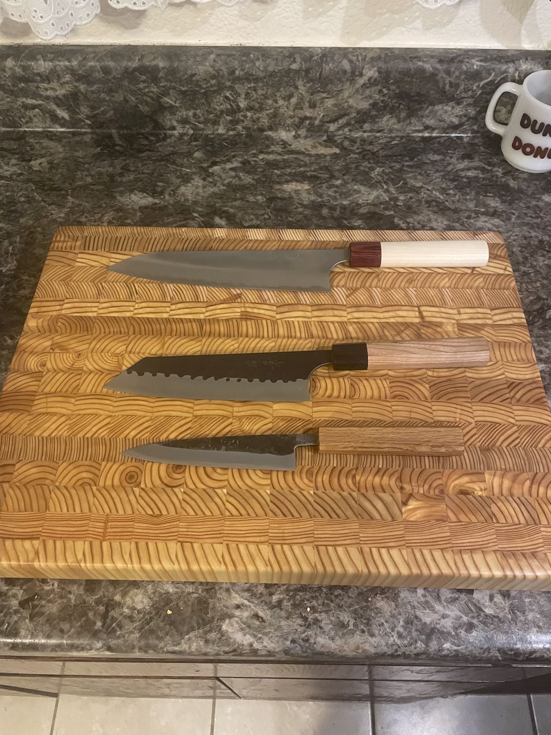 Customer photo review of Larchwood Cutting Board