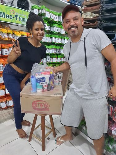 Customer photo review of Cesta Básica Família 1 Plus