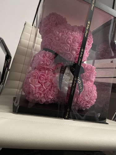 Customer photo review of Pink Rose Bear - 45cm