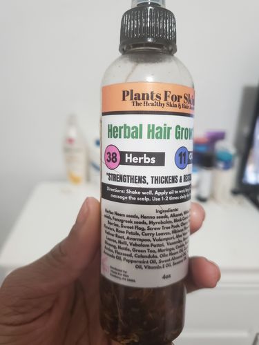Customer photo review of Herbal Hair Growth Oil