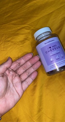 Customer photo review of Gummies pousse cheveux 1 mois
