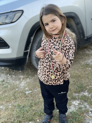 Customer photo review of Felpa logo maculata