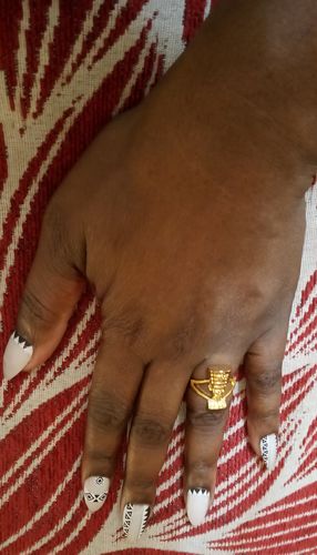 Customer photo review of Nefertiti Ring