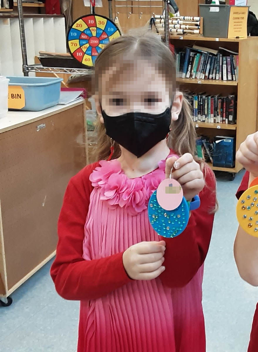 Customer photo review of Kids KN95 Protective Respirator Face Mask Individually Sealed by PPE Supply (20PCS) (Black/White)