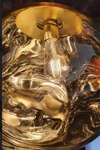 Customer photo review of 1-Light Melt Kitchen Pendant Light