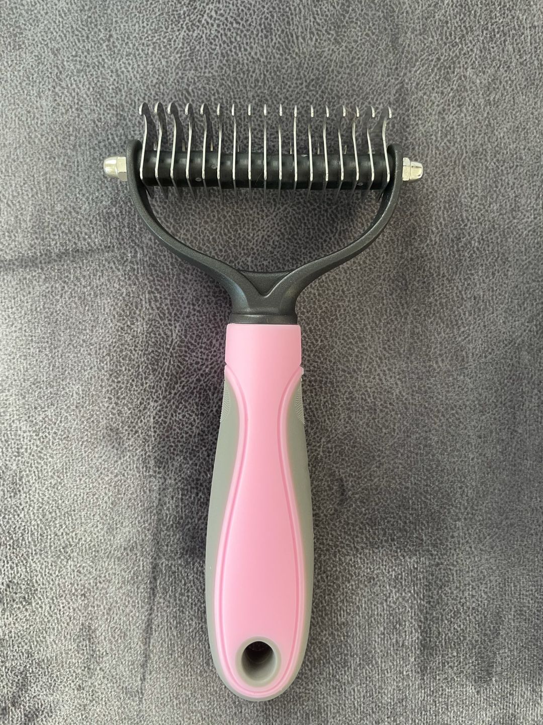 Customer photo review of Dual-Head Safe Pet Dematting Comb