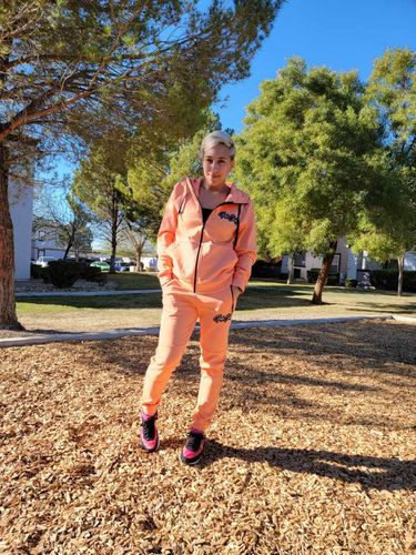 Customer photo review of God`s Child Signature Tech Fleece Suit