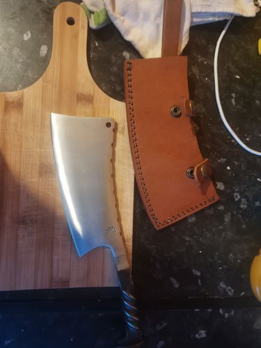 Customer photo review of Rail Spike Cleaver