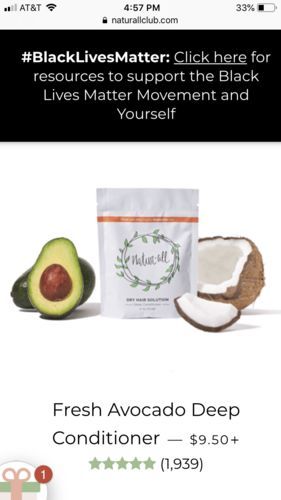 Customer photo review of Hydrating Avocado Conditioner