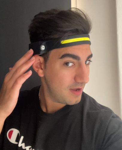 Customer photo review of Lumeo Pro Premium Headlamp