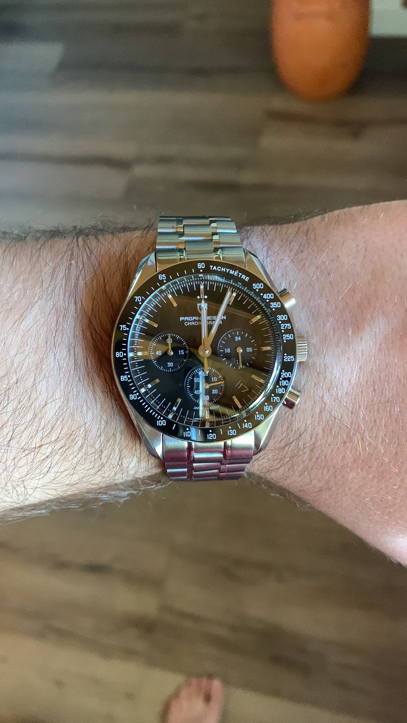 Customer photo review of Pagani Design PD-1701 "Speedmaster Moonwatch"  Watch