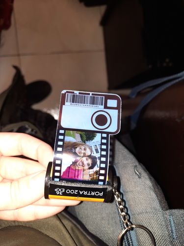 Customer photo review of מחזיק מפתחות פילם אישי