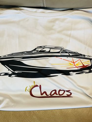 Customer photo review of Custom Digital Boat Artwork