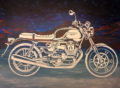 Customer photo review of Porträt auf Leinwand zum Selbermalen