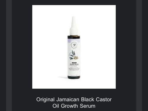 Customer photo review of Original Jamaican Black Castor Oil Growth Serum