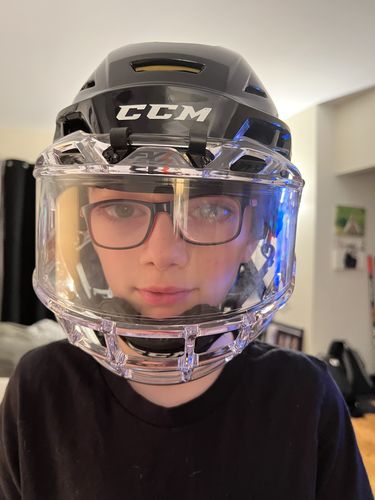 Customer photo review of CCM FV1 Full Visor Junior