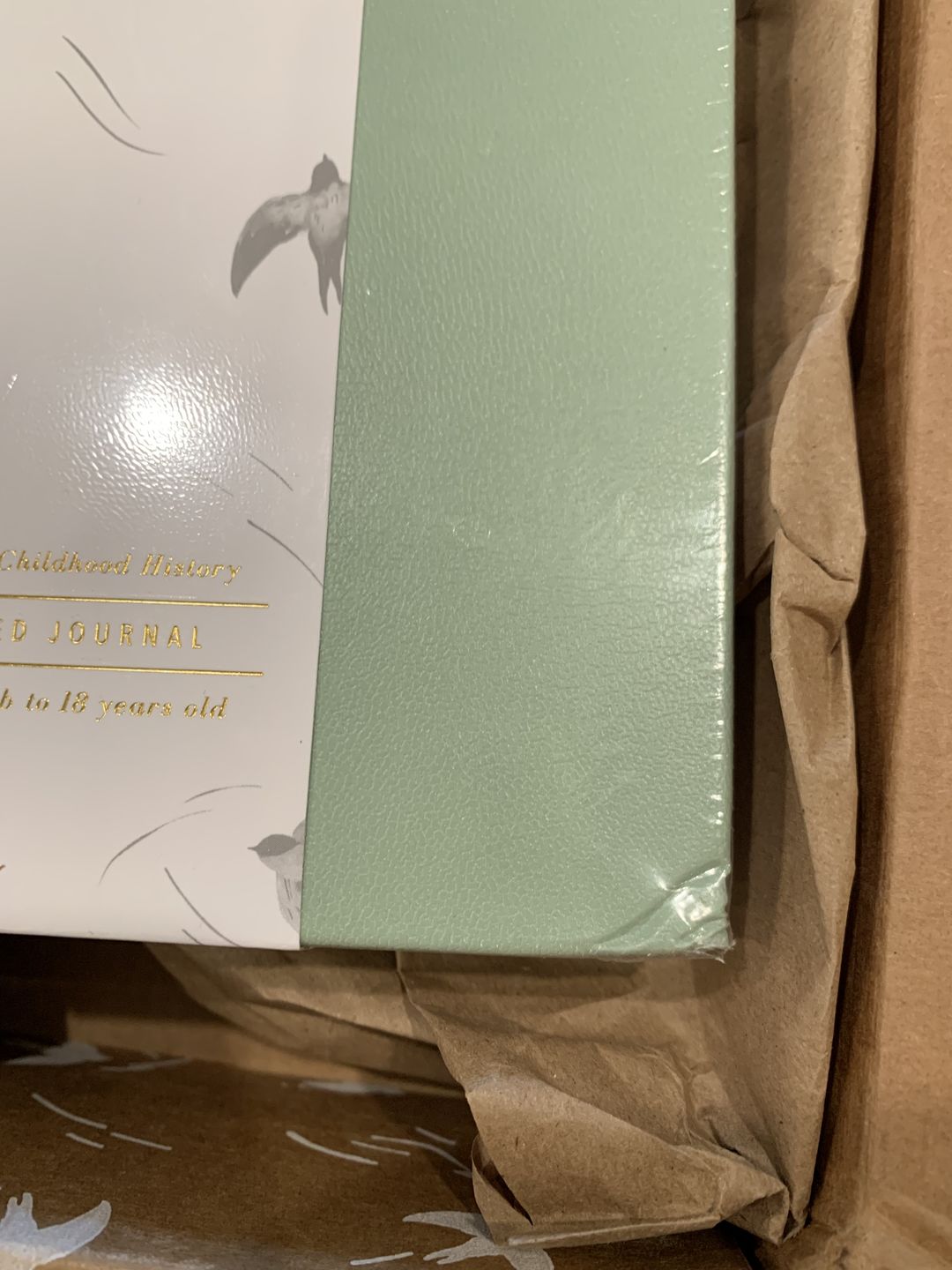 Customer photo review of Childhood History - Aloe Leatherette