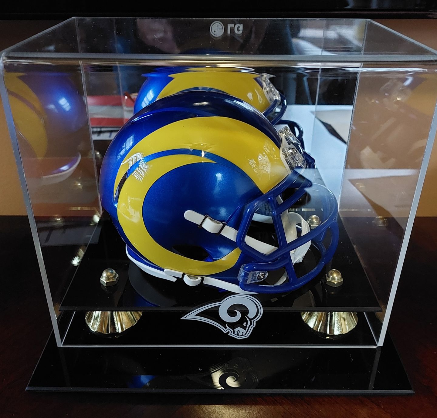 Customer photo review of LA Rams Riddell Speed Full Size Replica Football Helmet