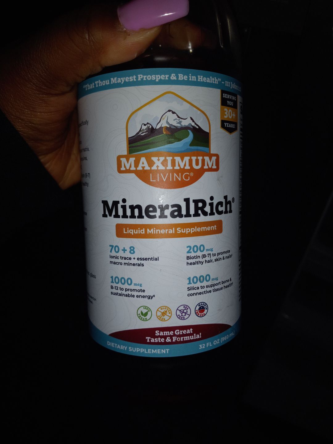 Customer photo review of MineralRich