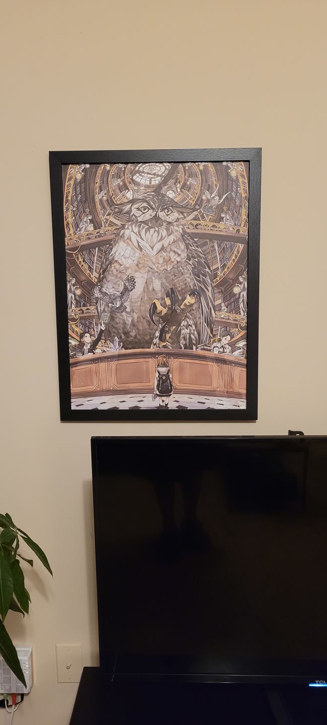 Customer photo review of Book Keeper (18 x 24)
