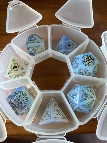 Customer photo review of Mystery Dice Blind Bags!