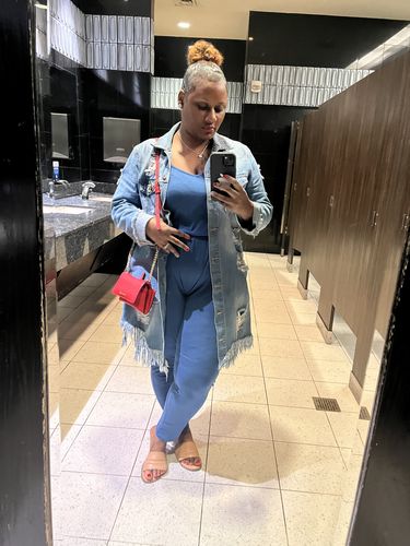 Customer photo review of Nyla Jumper (Blue)